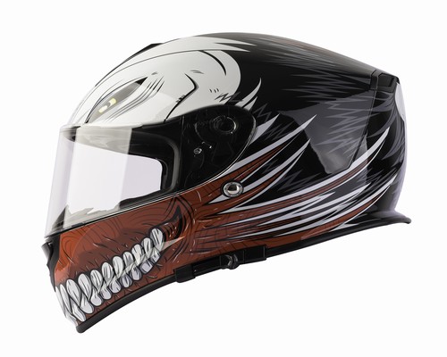 CASCO MAX V127 INTEGRAL C/ANT. DE SOL (RED HOLLOW) S